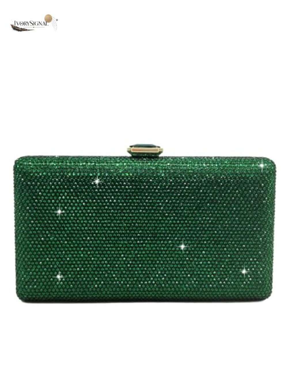 Crystal Evening Clutch Box Clutch Rhinestone Wedding Handbag Sparkly Satin